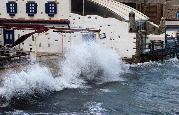 Bodrum’da fırtına