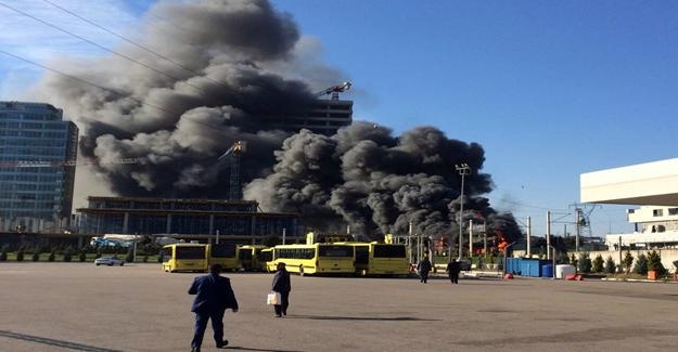 Bursa'da yangın çıktı, metro seferleri durduruldu