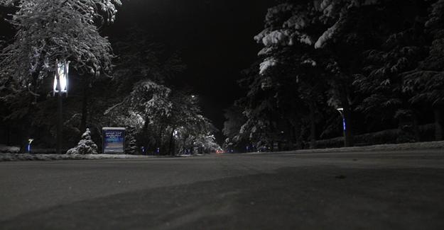 Elazığ’da kar yağışı