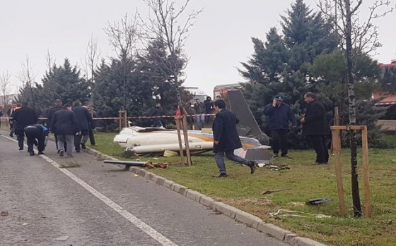 İstanbul'da Düşen Helikopter