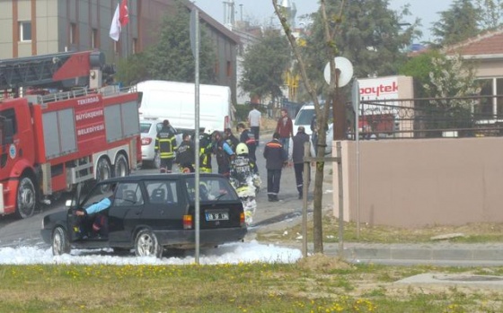 Tekirdağdaki Fabrika Yangını