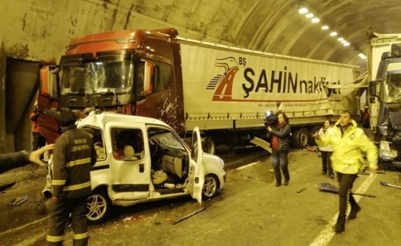 Bolu Dağı Tüneli Trafik Kazası