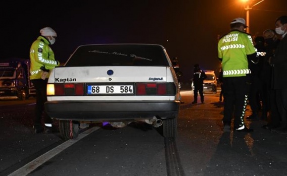 Camiye Giderken Otomobil Çarpan Adam Öldü