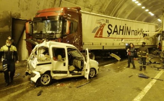 Bolu Dağı Tüneli Trafik Kazası