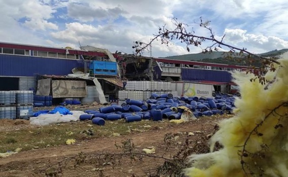 Bursa Kestel'de Plastik Fabrikasında Patlama