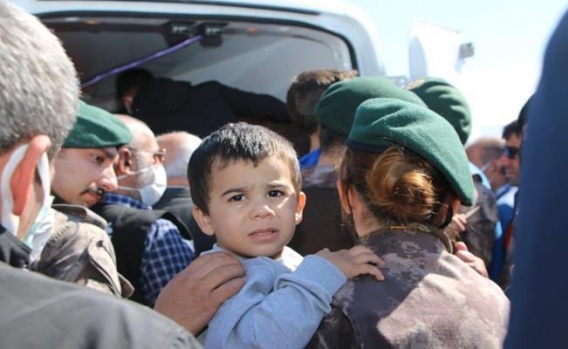 Fırat Kalkanı Harekatı Şehidi Cihat Şahin'in Naaşı Memleketine Getirildi