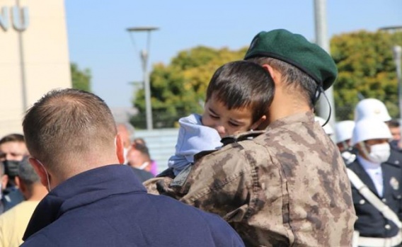 Fırat Kalkanı Harekatı Şehidi Cihat Şahin'in Naaşı Memleketine Getirildi