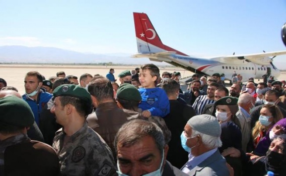 Fırat Kalkanı Harekatı Şehidi Cihat Şahin'in Naaşı Memleketine Getirildi