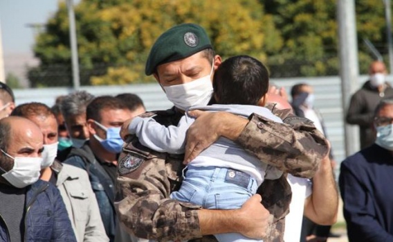 Fırat Kalkanı Harekatı Şehidi Cihat Şahin'in Naaşı Memleketine Getirildi