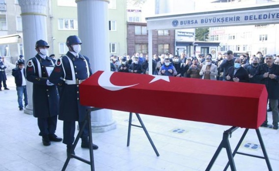 Orhangazi'li Astsubay Abdullah Şimşek Cenaze Töreni