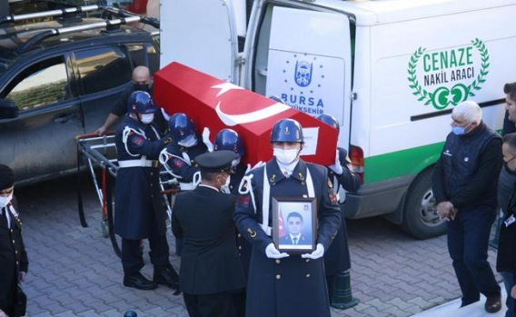 Orhangazi'li Astsubay Abdullah Şimşek Cenaze Töreni