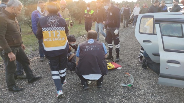 Bursa Orhangazi'deki Trafik Kazası'nda 7 Kişi Yaralandı