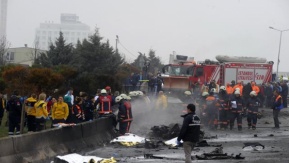 İstanbul'da Düşen Helikopter