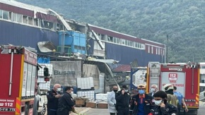 Bursa Kestel'de Plastik Fabrikasında Patlama