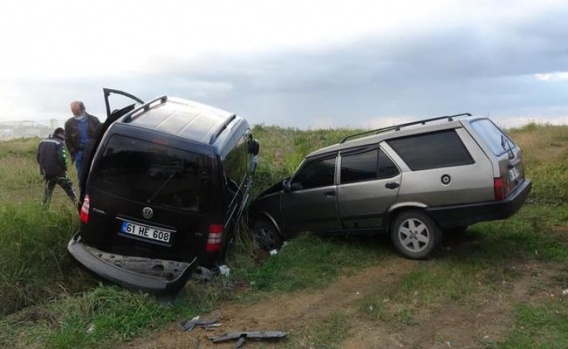 Trabzon'daki Trafik Kazasında Kişi 7 Yaralandı