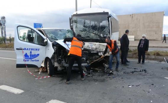 Trabzon'daki Trafik Kazasında Kişi 7 Yaralandı