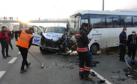 Trabzon'daki Trafik Kazasında Kişi 7 Yaralandı