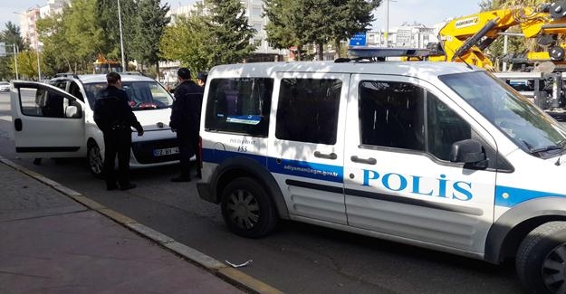 Adıyaman'da Şüpheli araç polis ekiplerini harekete geçirdi