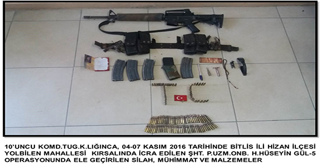 Bitlis'te 1 PKK'lı etkisiz hale getirildi