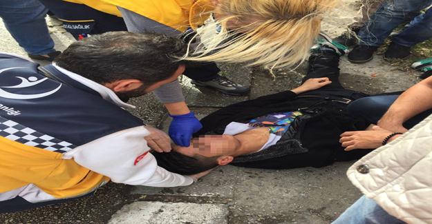 Bursa'da bonzai komasına giren genç sokak ortasında yere yığıldı