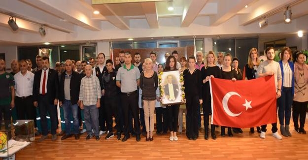 Bursaspor Özlüce Tesislerinde 10 Kasım Töreni