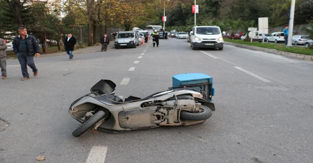 İlacını almayı unutunca motosikletiyle kaza yaptı