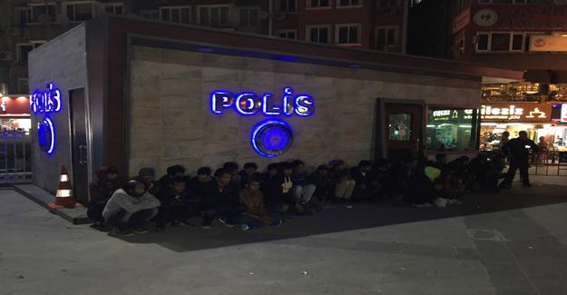İstanbul’da kaçak göçmen operasyonu: 40 gözaltı
