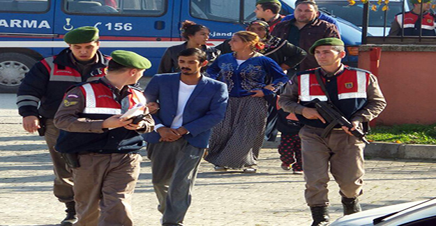 Jandarmanın üzerine otomobil süren zanlı adliyeye sevk edildi