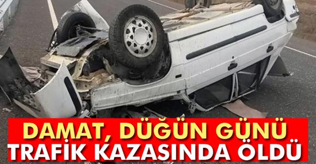 Kütahya'da Damat, düğün günü trafik kazasında öldü