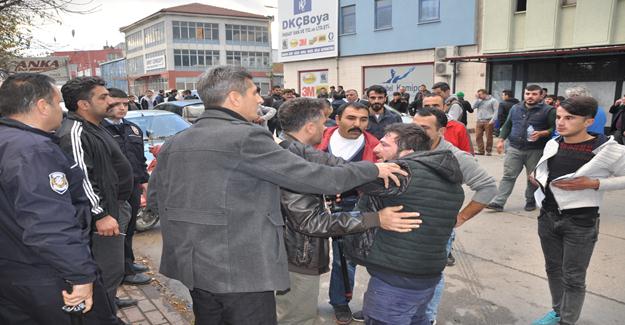 Taraftar hakem odasına girmek istedi, polis müdahale etti