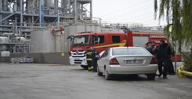 Tekirdağ'da 9 işçi kimyasal tankı temizlerken zehirlendi