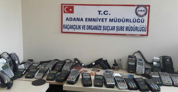Adana'da pos tefecilerine operasyon: 14 gözaltı