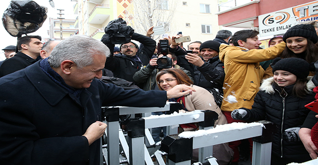 Başbakan Binali Yıldırım Sincan'ı ziyaret etti