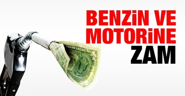 Benzin ve motorine zam