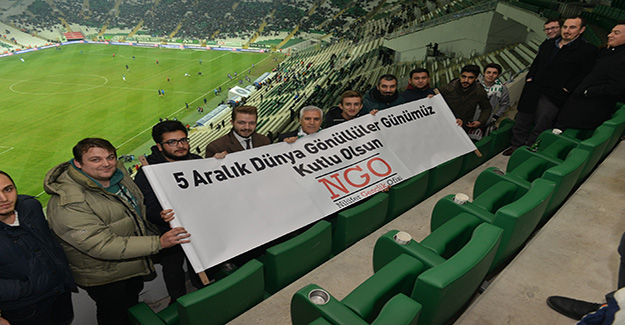 Bursaspor’un galibiyet sevincine ortak oldular