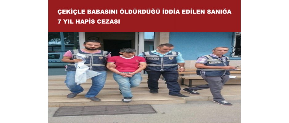 Çekiçle babasını öldürdüğü iddia edilen sanığa 7 yıl hapis cezası