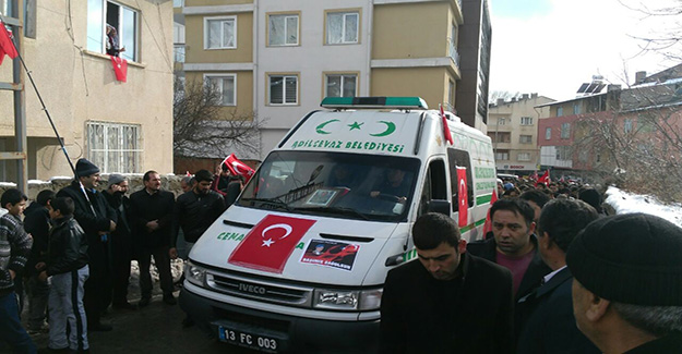 El-Bab şehidine uğurlama töreni