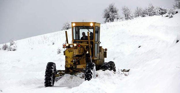 Giresun’da kar nedeniyle 68 köy yolu kapalı