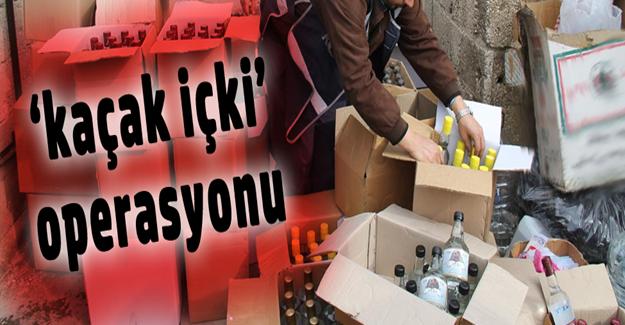 İstanbul’da kaçak içki operasyonu