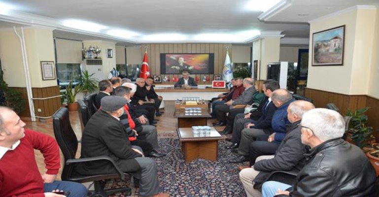 Kafkasyalılardan Belediye Başkanı Ali Özkan’a Ziyaret
