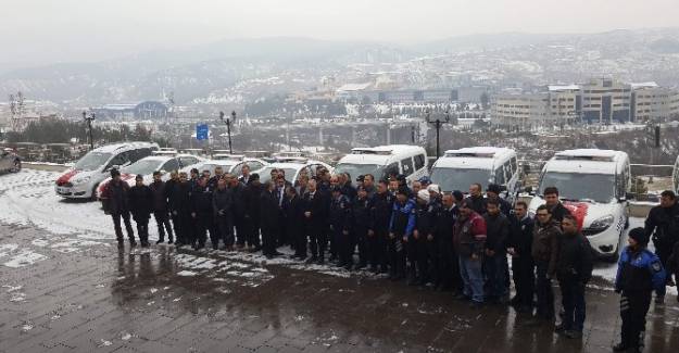 Karabük emniyetinde 8 araç dualarla hizmete alındı