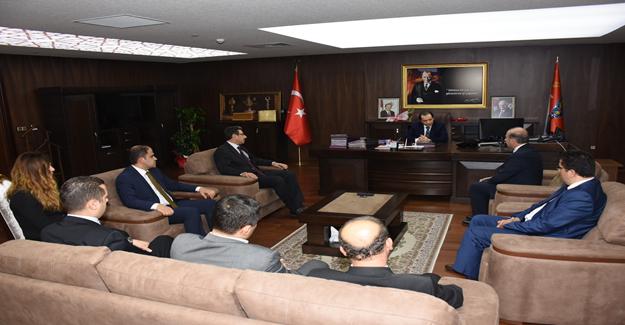Kent Konseyi ve Merinos AKKM`den Emniyet Müdürü Yıldız`a Ziyaret