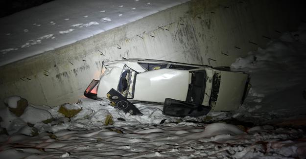 Otomobiliyle 20 metreden uçuruma düştü, ekipler her yerde sürücüyü aradı