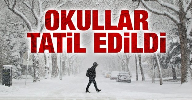 Pülümür’de okullar tatil edildi