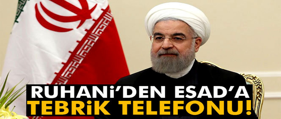 Ruhani’den Esad’a tebrik telefonu