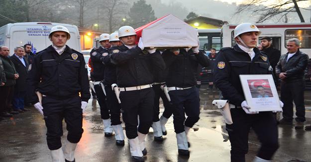 Şehit polis memuru Bilgin'in naaşı Zonguldak'a getirildi