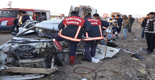 Siverek'te feci kaza: 1 ölü, 1'i ağır 4 yaralı