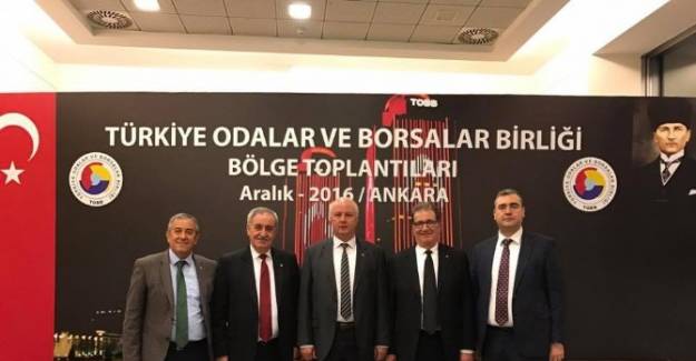 Söde oda ve borsaları TOBB Ege Bölge Toplantısı’na katıldı