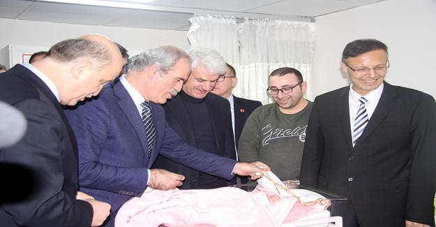 Bursa'da yeni yılın ilk bebeği ‘Gökalp’ oldu