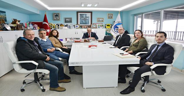 Türkiye Sağlıklı Kentler Birliği'nden Türkyılmaz'a Ziyaret